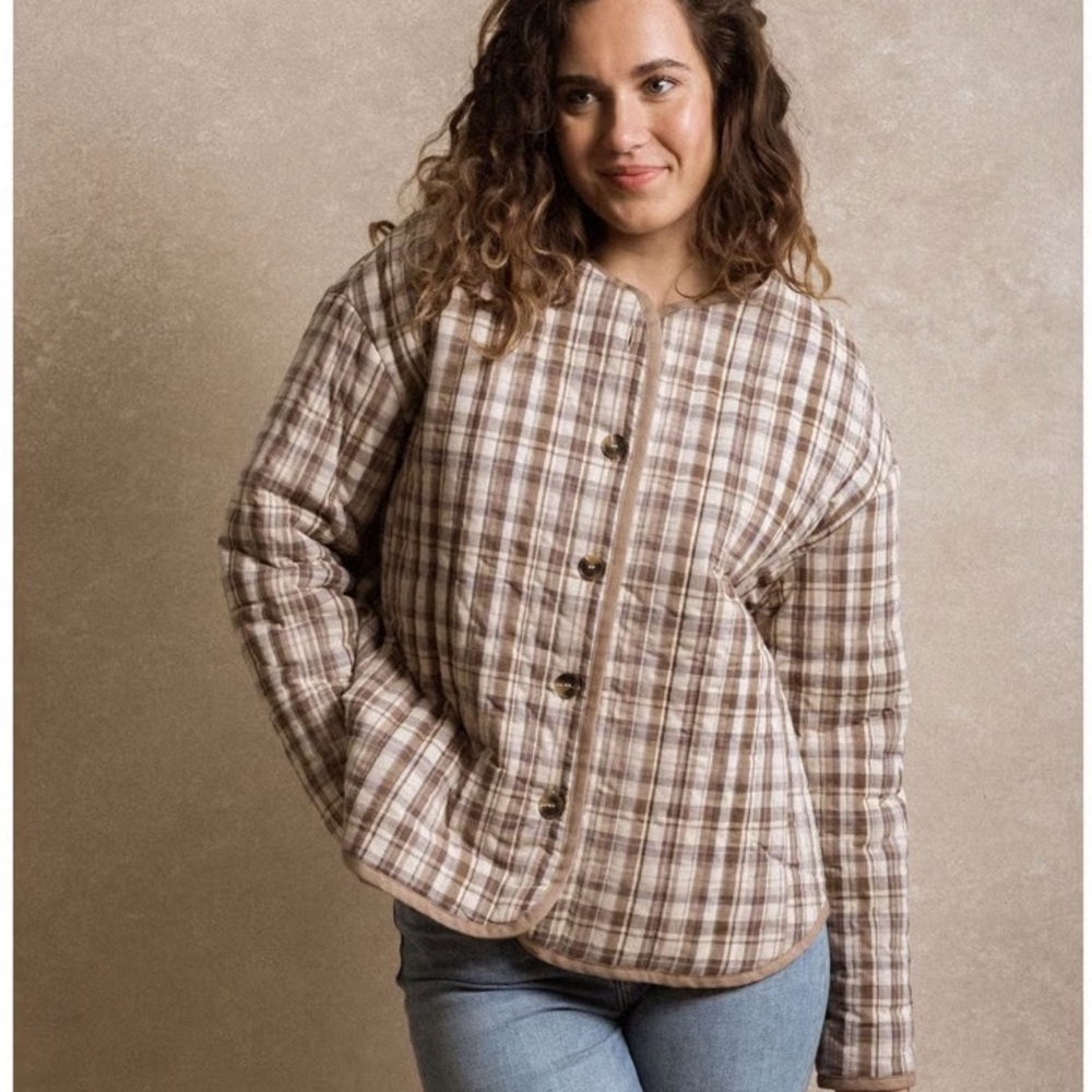 Neuflora Quilted Fort Worth Jacket Plaid